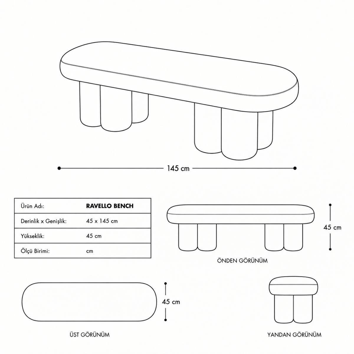 RAVELLLO BENCH No.02