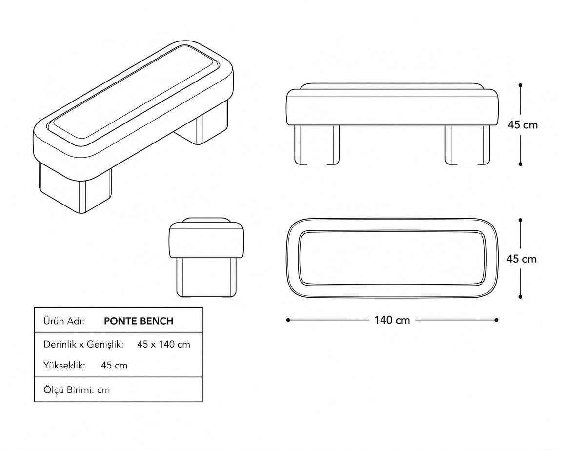 PONTE BENCH No.05